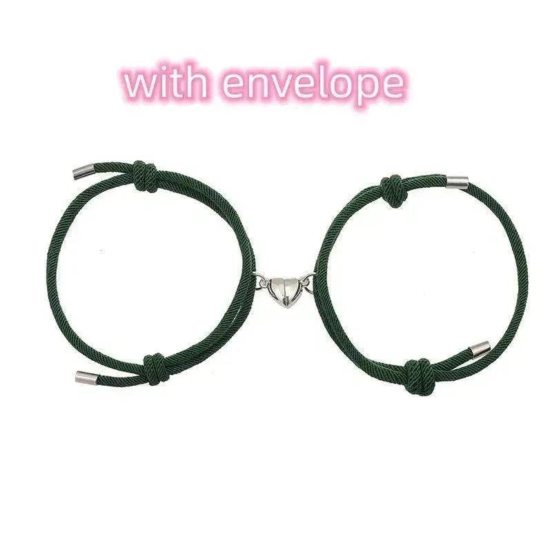 Simple Nylon Love Magnetic Bracelet - EX-STOCK Canada