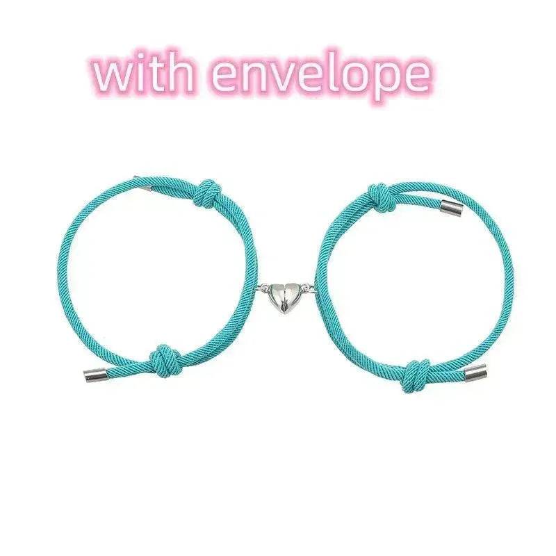 Simple Nylon Love Magnetic Bracelet - EX-STOCK Canada