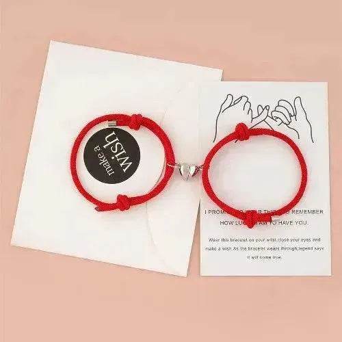 Simple Nylon Love Magnetic Bracelet - EX-STOCK Canada