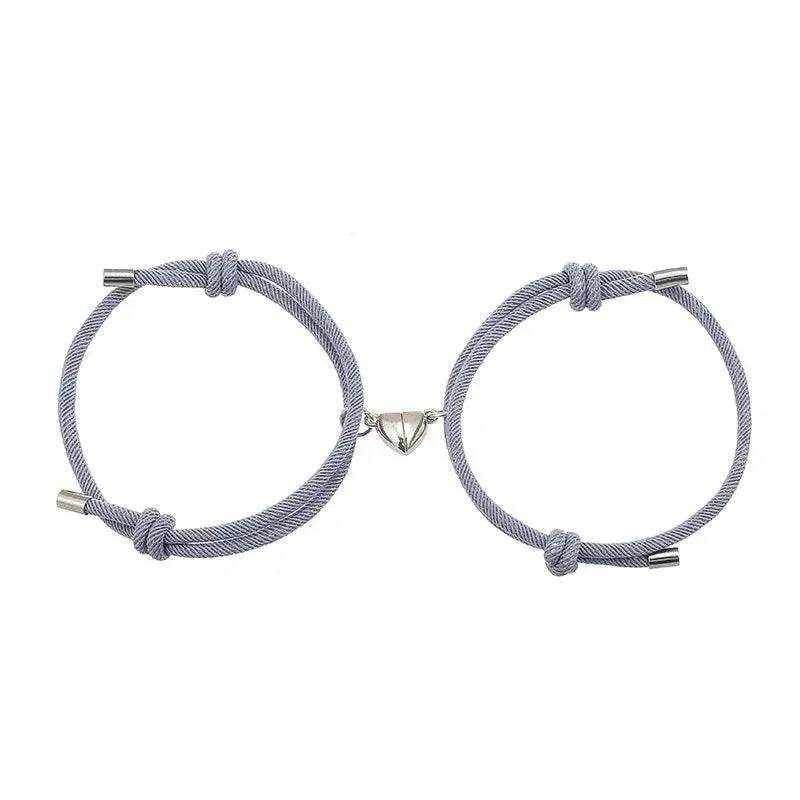 Simple Nylon Love Magnetic Bracelet - EX-STOCK Canada