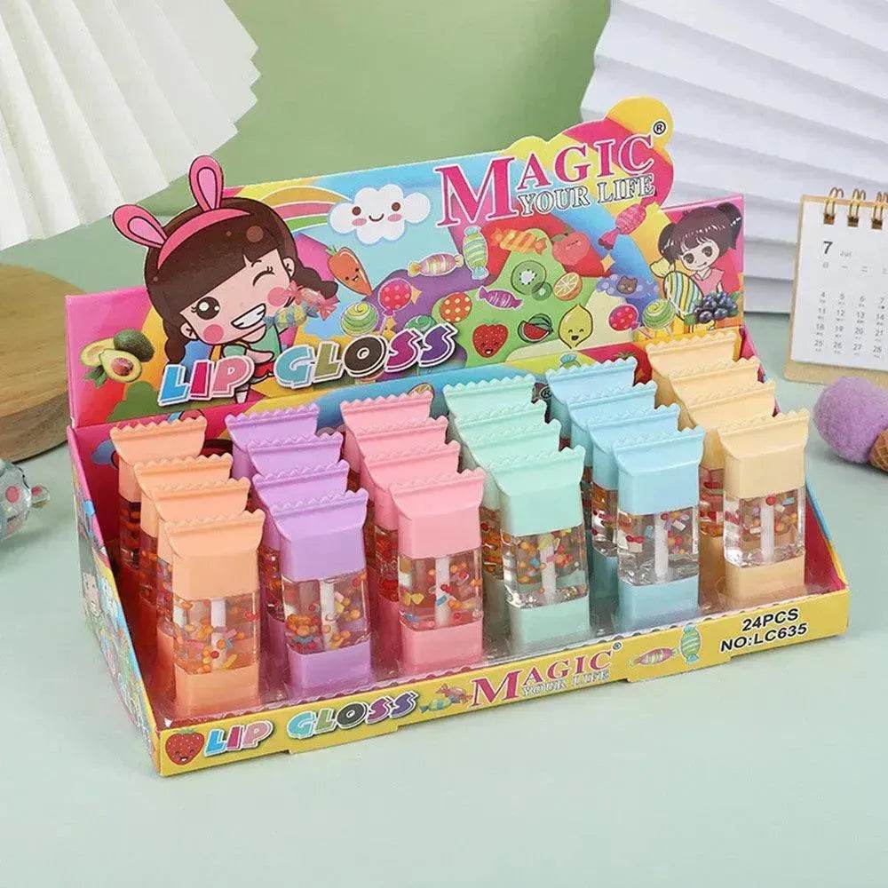 Six Color Fruit Candy Transparent Moisturizing Lip Oil - EX-STOCK Canada