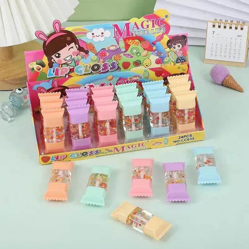 Six Color Fruit Candy Transparent Moisturizing Lip Oil - EX-STOCK Canada