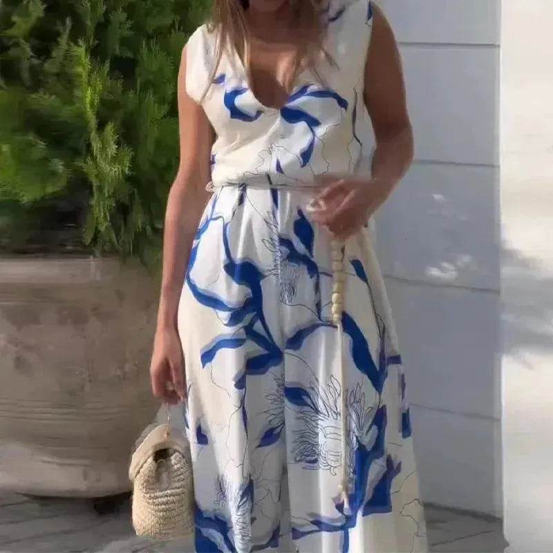 Sleeveless Top High Waist Pants Casual Suit Women - EX-STOCK Canada