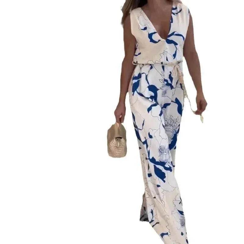 Sleeveless Top High Waist Pants Casual Suit Women - EX-STOCK Canada