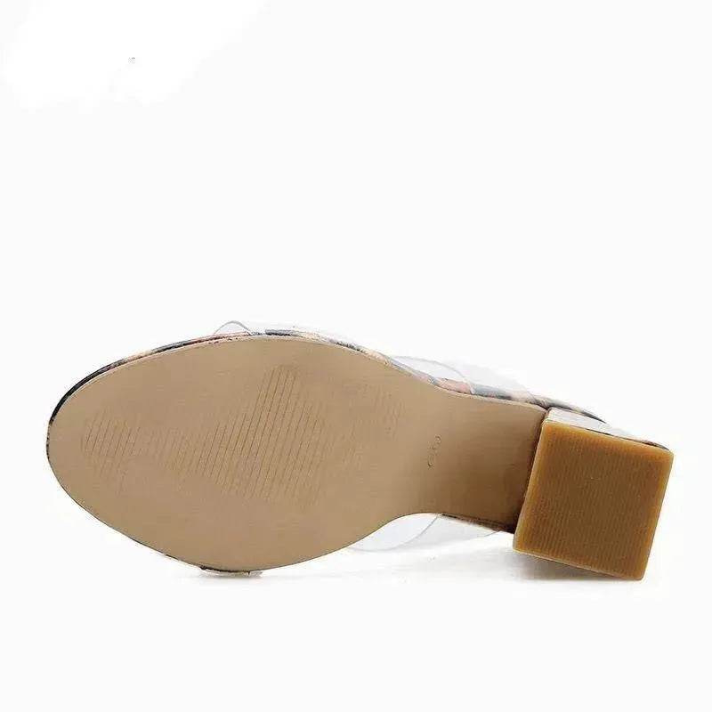 Slippers High heels Shoes Gladiator Slides Sandals Women - EX-STOCK Canada