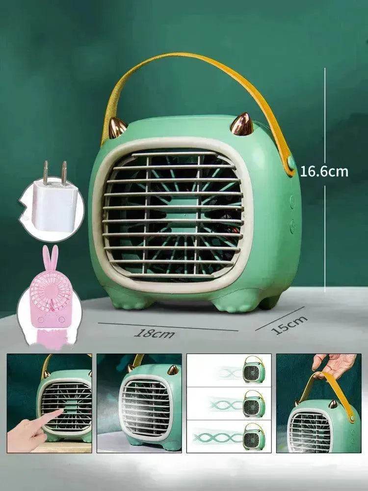 Small Air Conditioner Spray Cooling Small Fan Portable Portable Small Mini Fan - EX-STOCK Canada