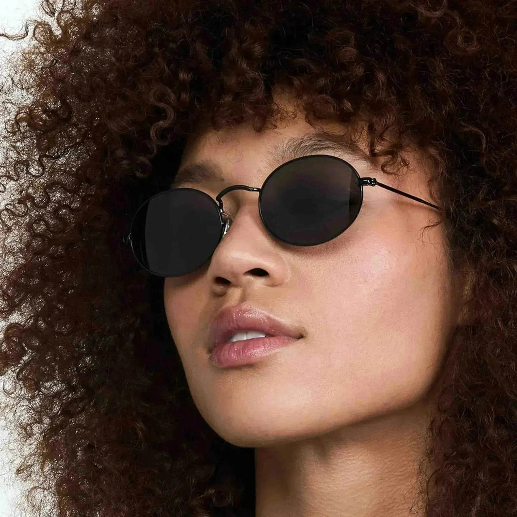 Small Oval Frame Retro Sunglasses - EX-STOCK Canada