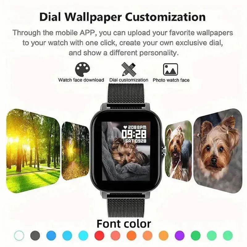Smart Watch 144-inch Screen Full Touch Men And Women Bluetooth Calling - EX-STOCK Canada