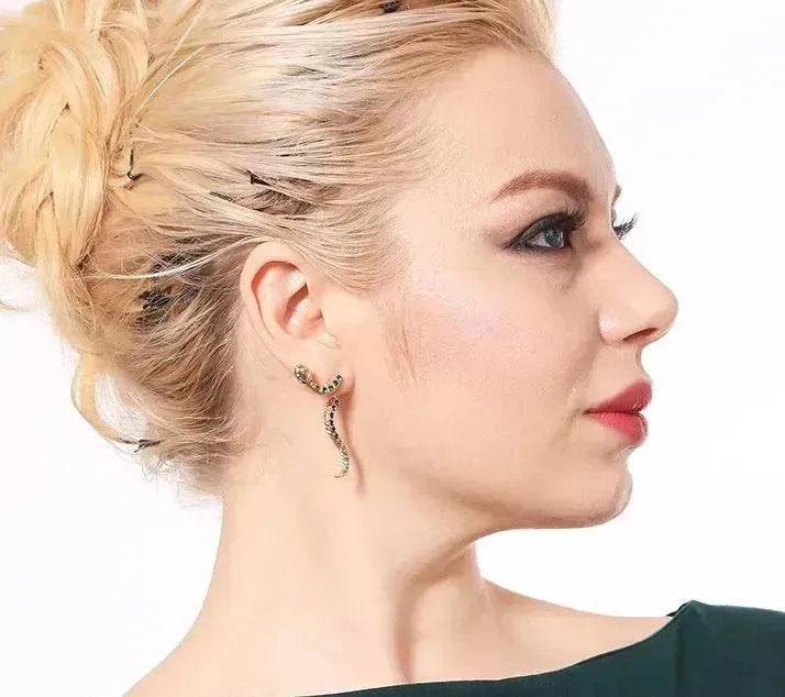 Snake-shaped Detachable Stud Earrings for Women - EX-STOCK Canada