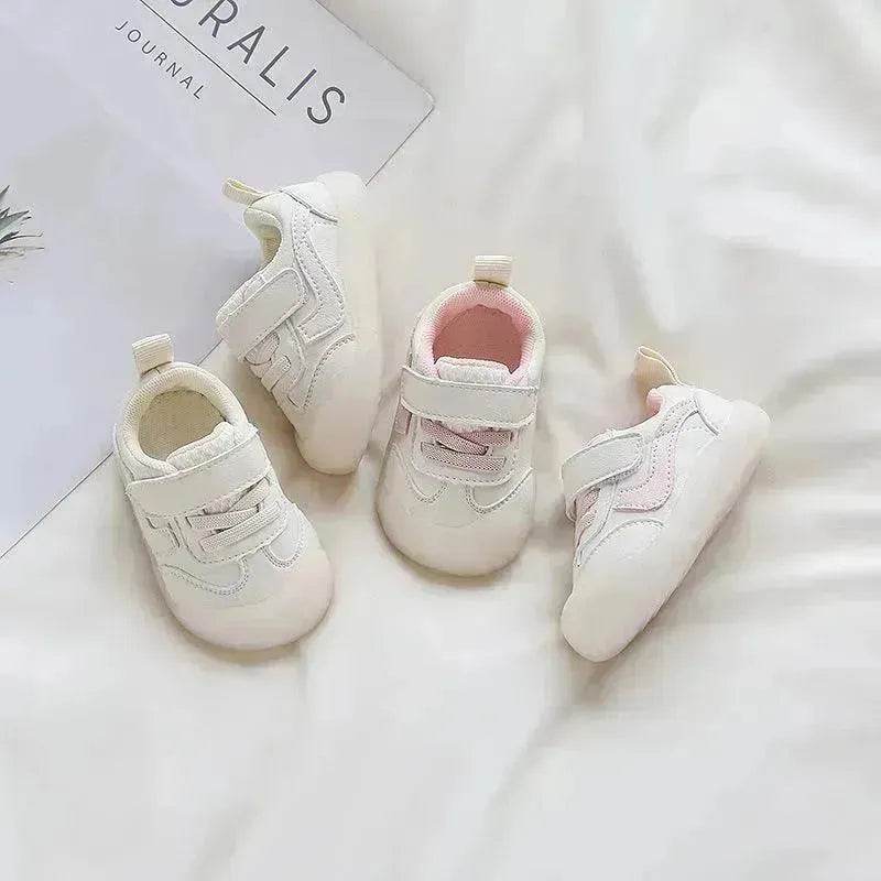 Solid Color Boys And Girls Toddler Soft Bottom Kids White Shoes - EX-STOCK Canada