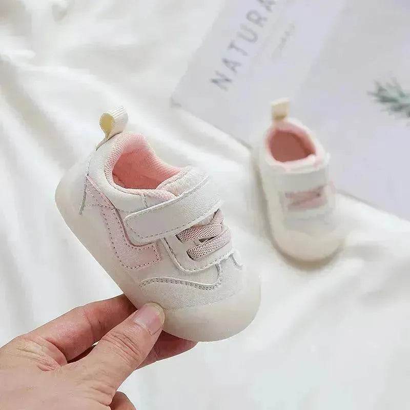 Solid Color Boys And Girls Toddler Soft Bottom Kids White Shoes - EX-STOCK Canada