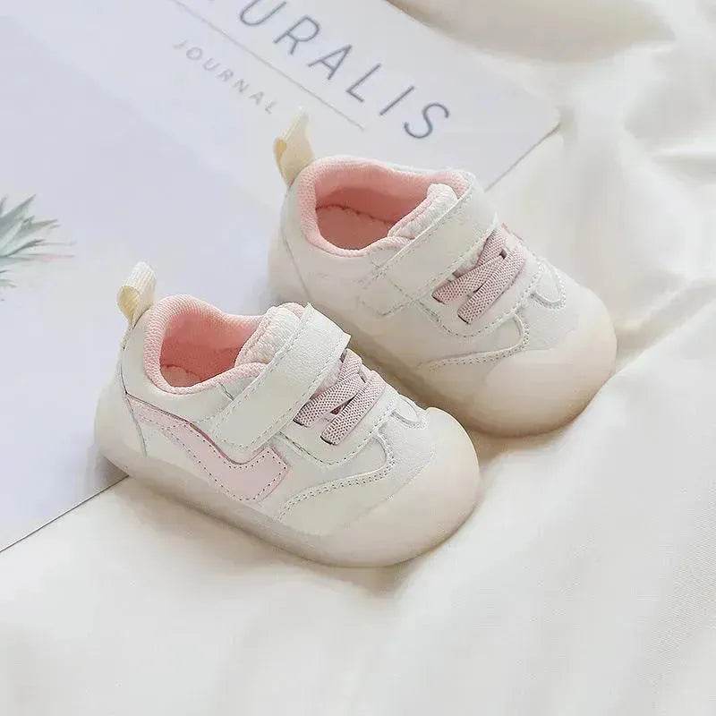 Solid Color Boys And Girls Toddler Soft Bottom Kids White Shoes - EX-STOCK Canada