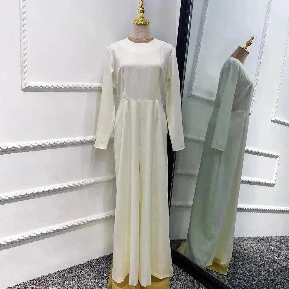 Solid Color Inner liner Jumpsuit with Robe for Beautiful Arab Dubai Turkey Middle East Women. - EX-STOCK Canada