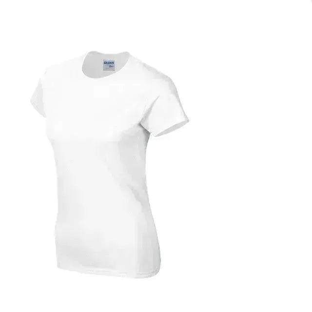 Solid color women's short-sleeved T-shirt combed cotton bottoming shirt advertising shirt custom - EX-STOCK Canada