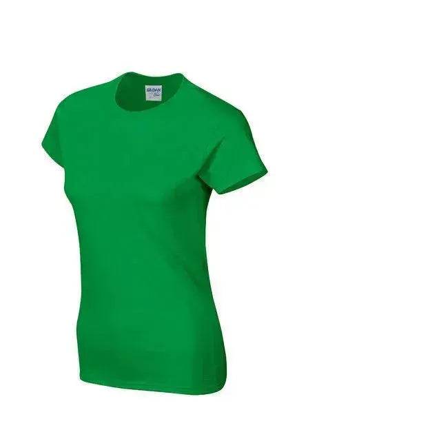 Solid color women's short-sleeved T-shirt combed cotton bottoming shirt advertising shirt custom - EX-STOCK Canada