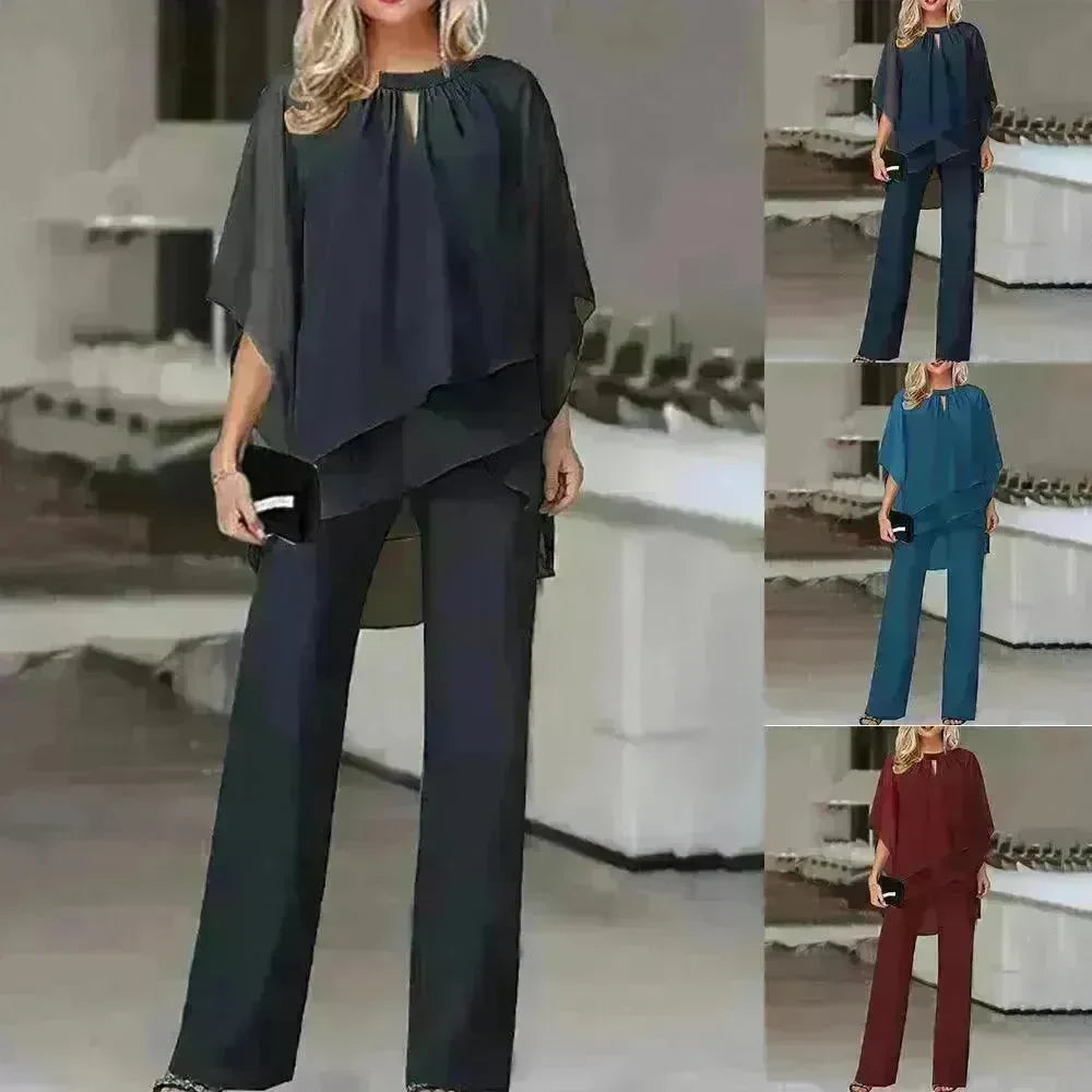 Solid Loose Casual Irregular Set - EX-STOCK CANADA