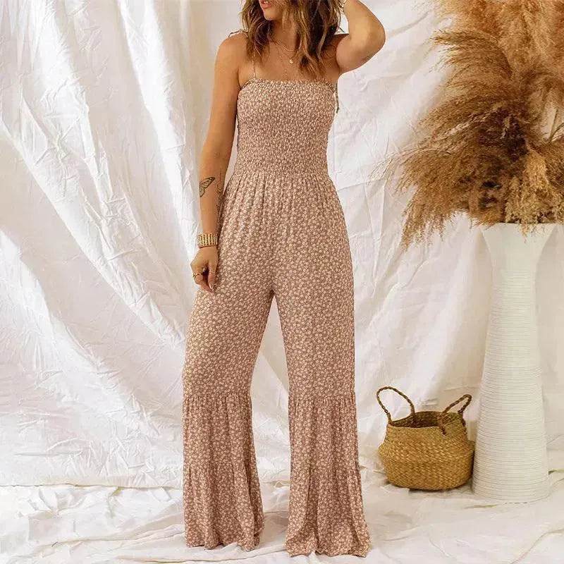 Spaghetti Strap High Waist Jumpsuit For Women - EX-STOCK Canada