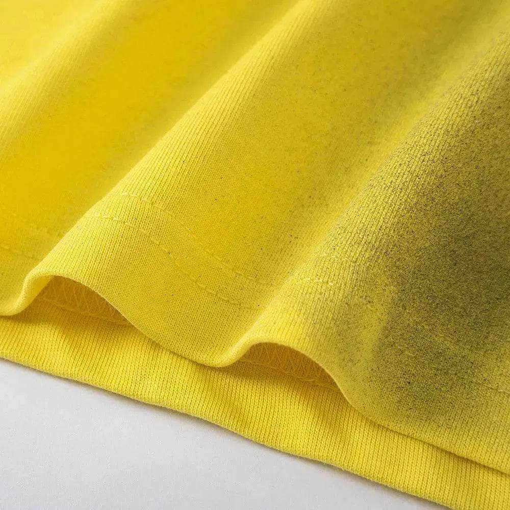 Spray Painting Dirty Letter Short Sleeve - EX-STOCK Canada