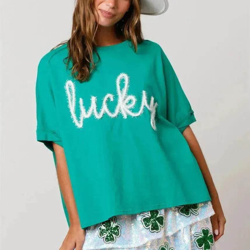 St Patrick Top Loose T-shirt For Women - EX-STOCK Canada