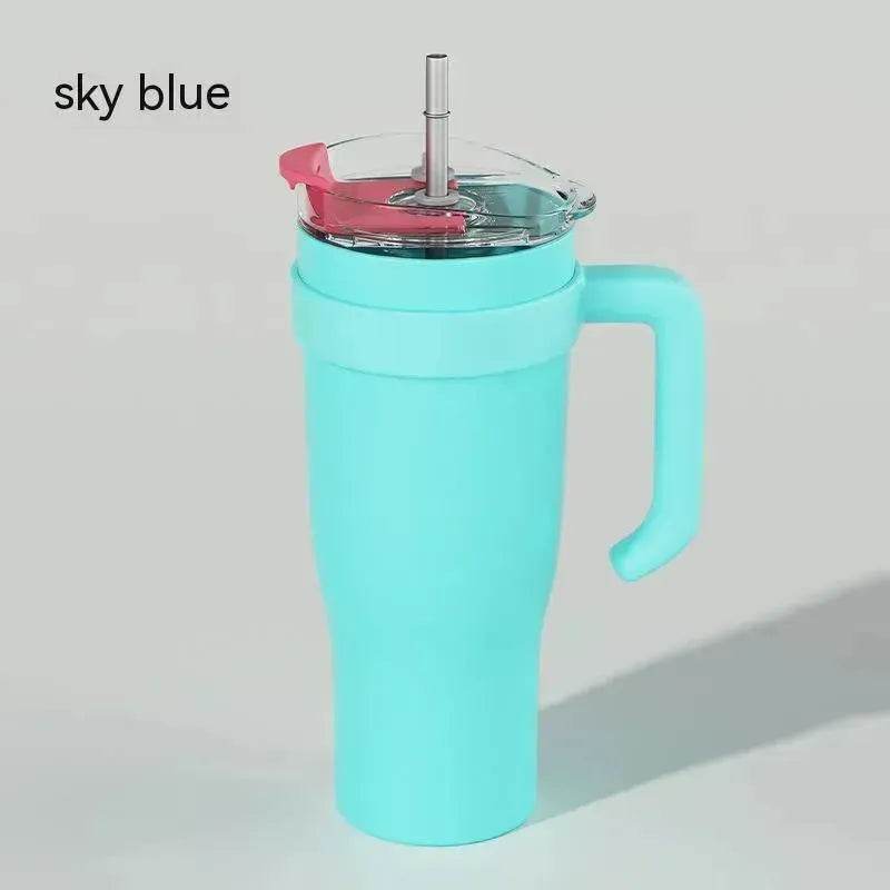 Stainless Steel Large Capacity Vacuum Insulated Straw Cup - EX-STOCK Canada