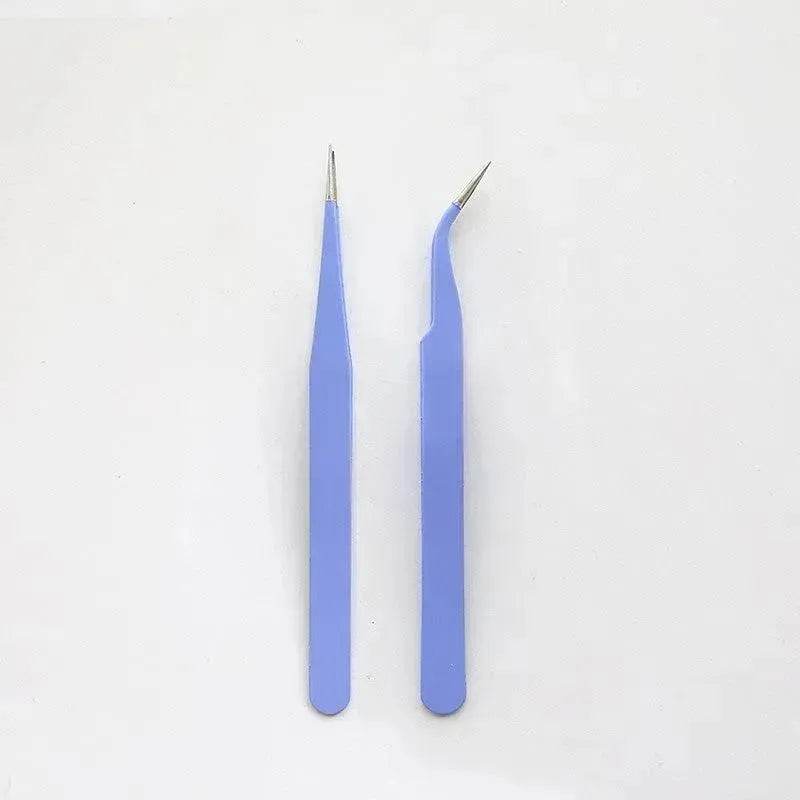 Stainless Steel Tweezers Macaron Colored Handbook And Paper Tape - EX-STOCK Canada