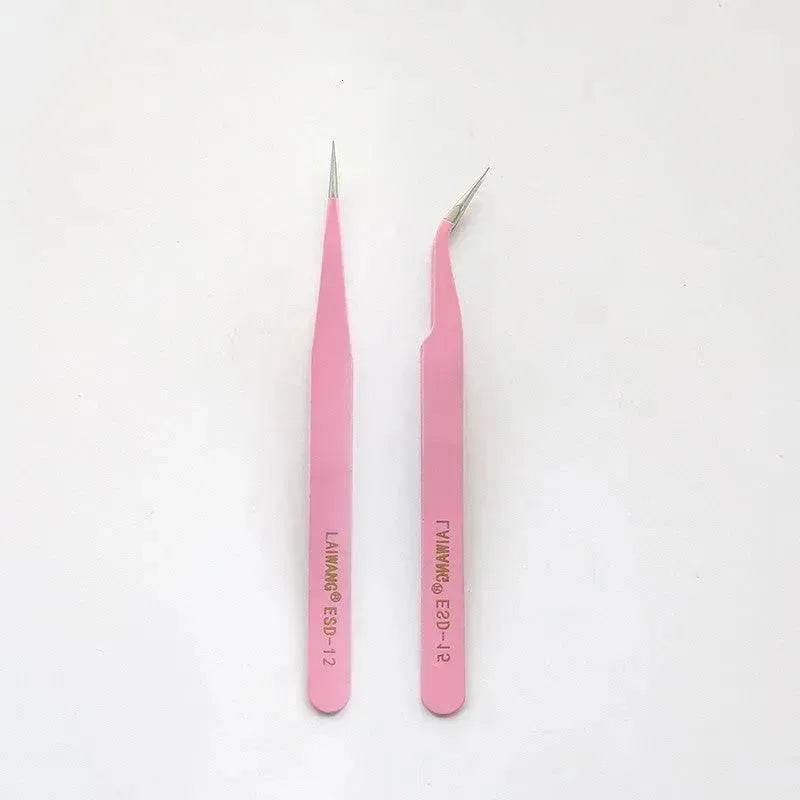 Stainless Steel Tweezers Macaron Colored Handbook And Paper Tape - EX-STOCK Canada