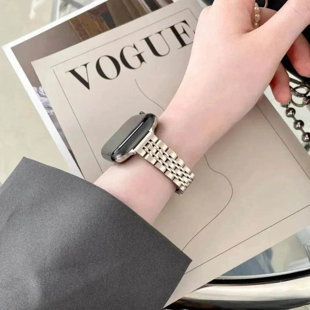 Starlight Color Metal Stainless Steel Watch Strap - EX-STOCK Canada