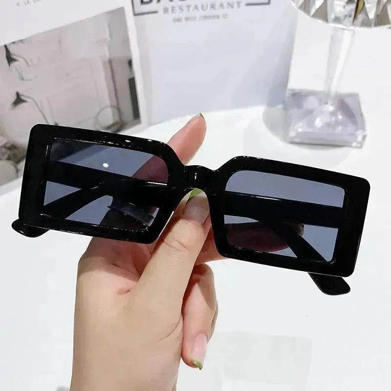 Stylish Beach Jelly Color Square Frame Sunglasses - EX-STOCK Canada