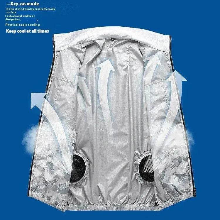 Summer Cooling Cooling Jacket Refrigeration Air Conditioning Clothes - EX-STOCK Canada