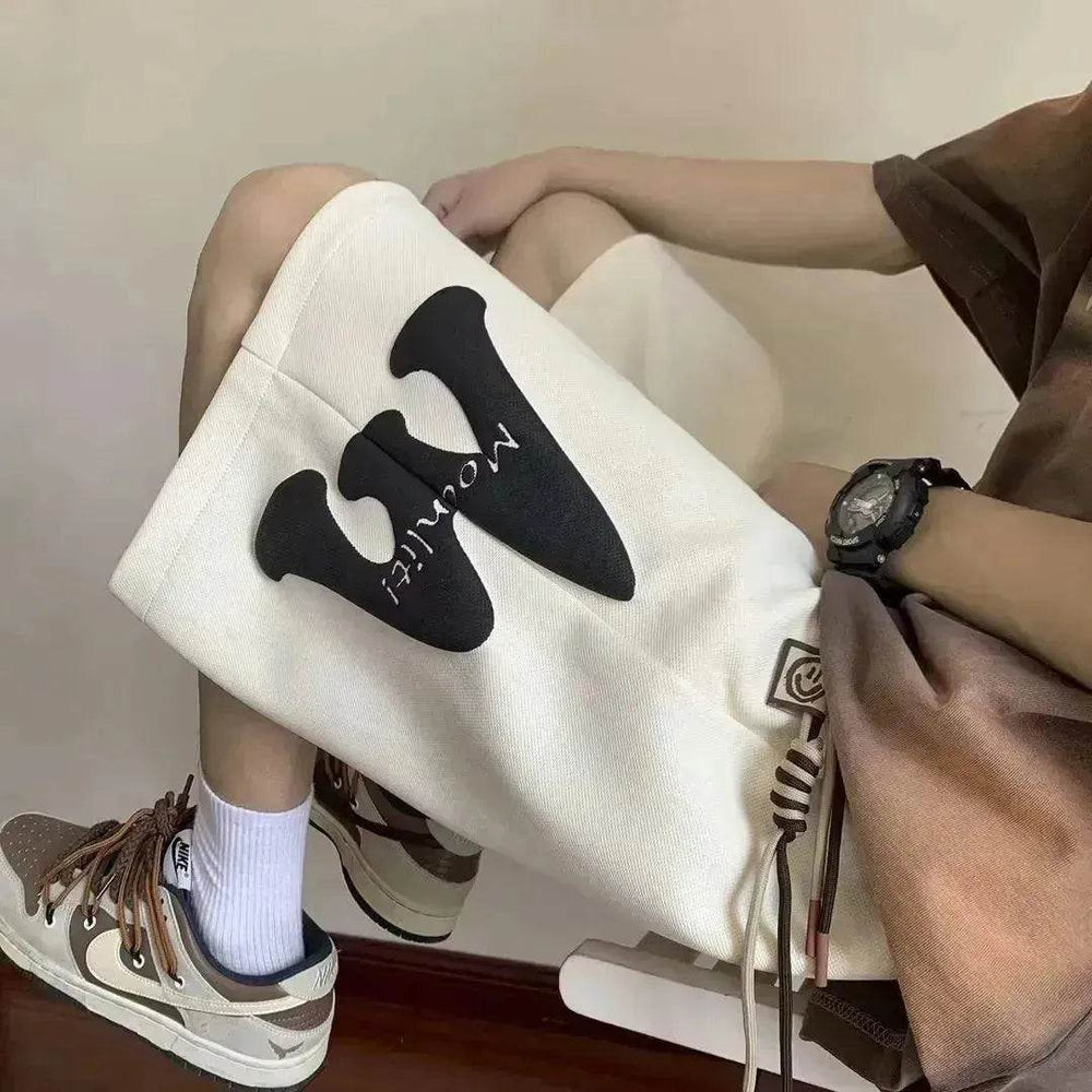 Summer Loose Casual Drawstring Couple Sports Shorts - EX-STOCK Canada