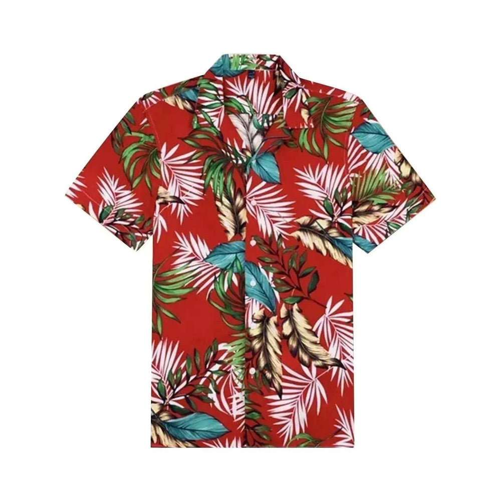 Summer Men's Hawaiian 3D Digital Printing Shirt Short Sleeve - EX-STOCK Canada
