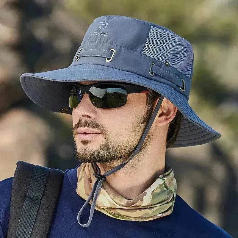 Summer Mesh Breathable Outdoor Fishing Mountaineering Sun Hat - EX-STOCK Canada