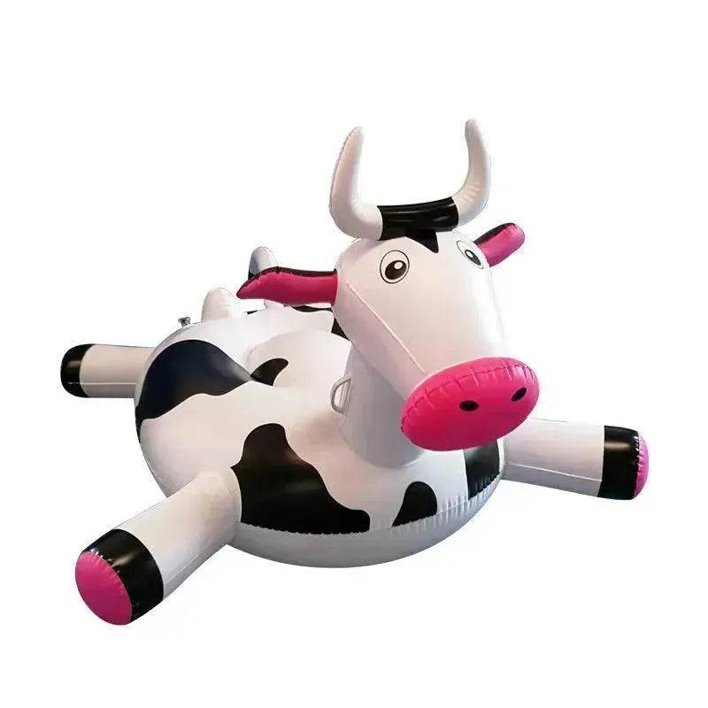 Summer Outdoor Water Inflatable Cows Floating Row Toys - EX-STOCK Canada