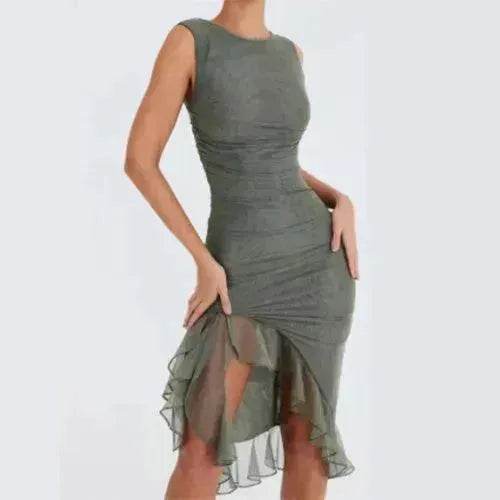 Summer Slim Skinny Sleeveless Dress For Women Fashion Party Club Dresses - EX-STOCK Canada