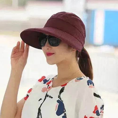 Summer Sunshade Ladies Foldable Summer Hat - EX-STOCK Canada