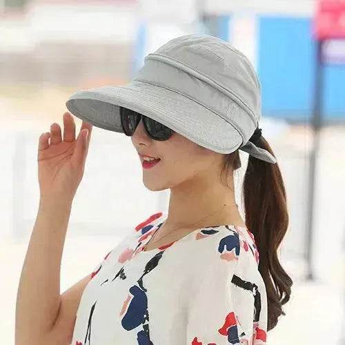 Summer Sunshade Ladies Foldable Summer Hat - EX-STOCK Canada