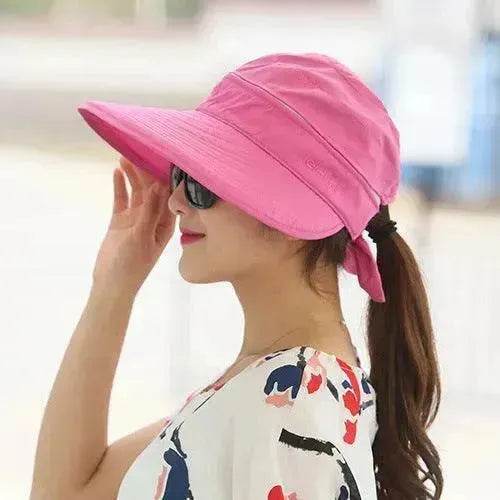 Summer Sunshade Ladies Foldable Summer Hat - EX-STOCK Canada