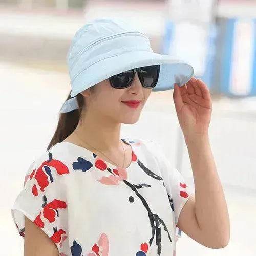 Summer Sunshade Ladies Foldable Summer Hat - EX-STOCK Canada