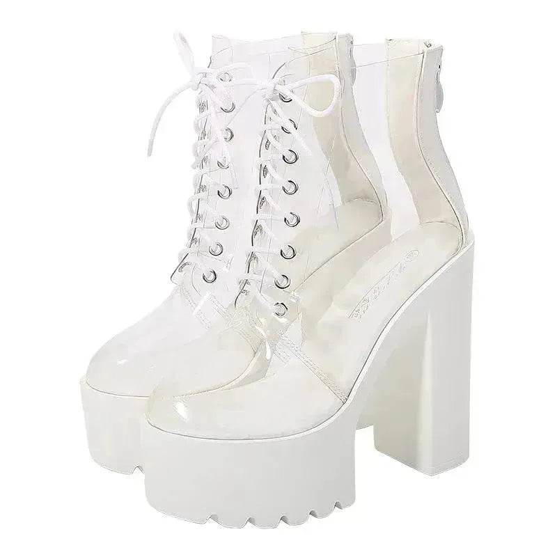 Super High Heel Platform Women's Shoes Waterproof boot - EX-STOCK Canada