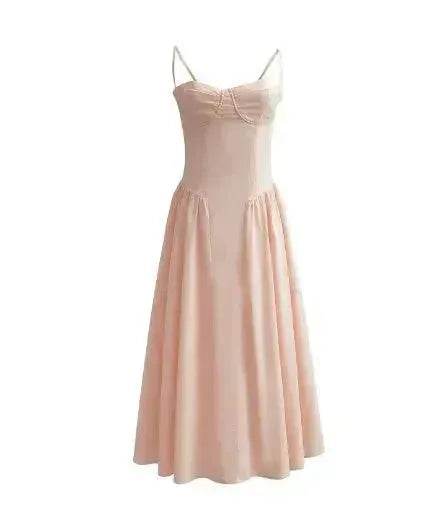 Suspender Dress Summer Elegant Low-cut Slim Backless Sling Dress For Women Clothing Party Evening - EX-STOCK Canada