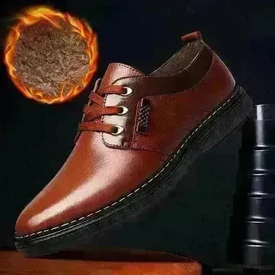 The new shoes shoes fall men's business casual shoes men shoes shoes round British Dad - EX-STOCK CANADA