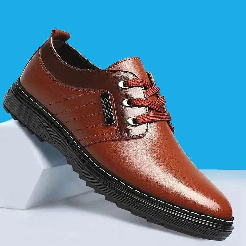 The new shoes shoes fall men's business casual shoes men shoes shoes round British Dad - EX-STOCK Canada