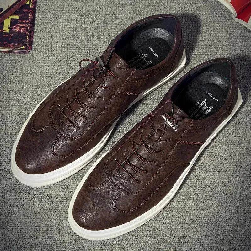 The new summer men's shoes shoes shoes all-match men casual white shoes shoes men's athletic shoes Le Fu - EX-STOCK Canada