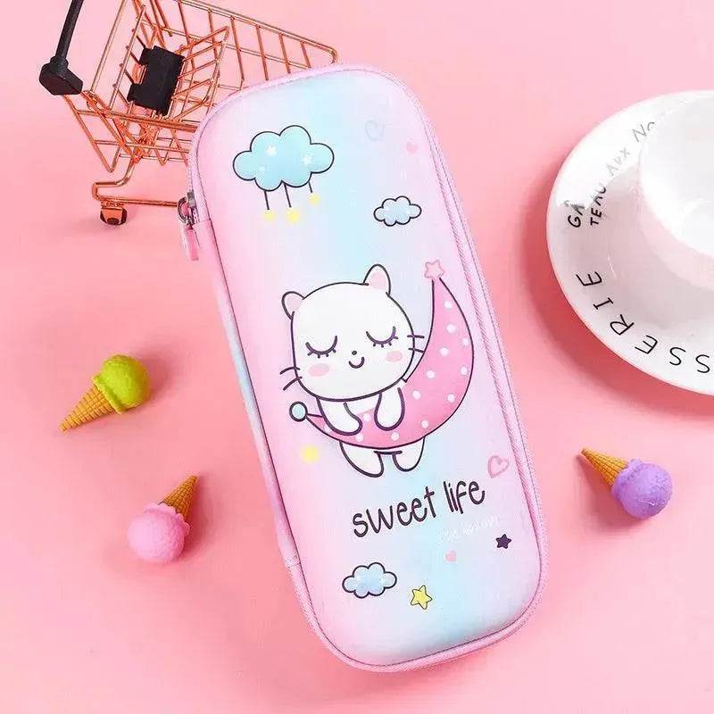 Three-dimensional Pencil Case Primary School Kindergarten Cartoon Large Capacity Pencil Case Pencil Box - EX-STOCK Canada