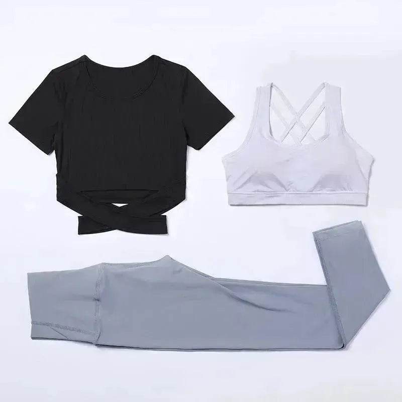 Three-piece speed suit for gym yoga wear - EX-STOCK Canada
