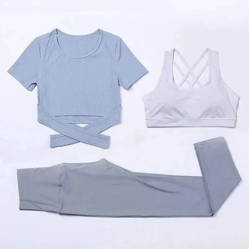Three-piece speed suit for gym yoga wear - EX-STOCK Canada