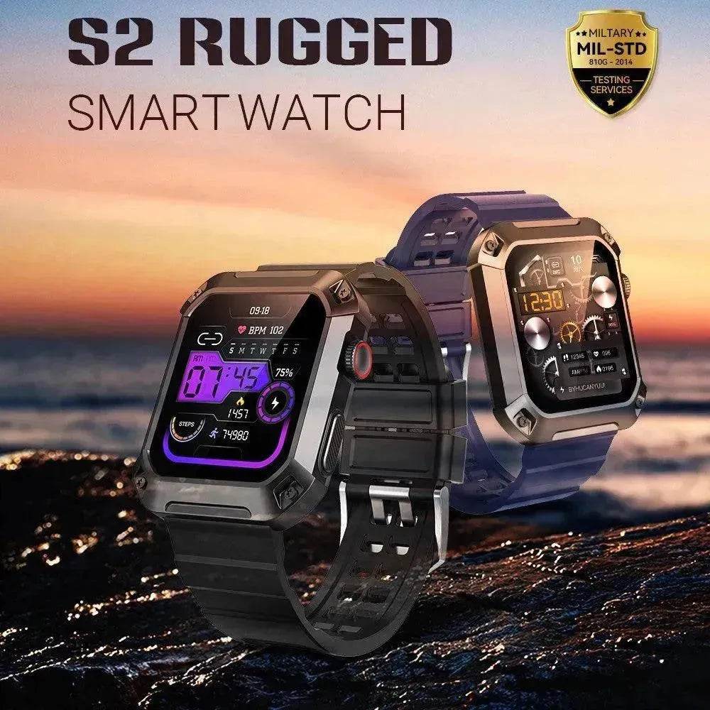 Three-proof Heart Rate And Blood Pressure Sport Mode Smart Watch - EX-STOCK Canada