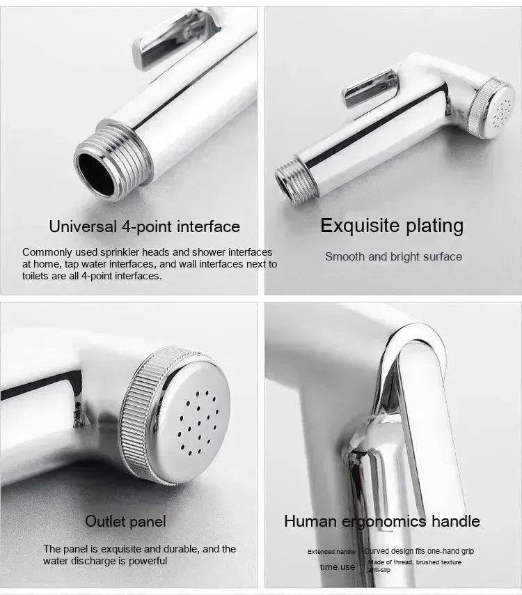 Toilet Spray Cleaner ABS Plastic Body Washing Nozzle Toilet Spray Gun Washer Suit - EX-STOCK Canada