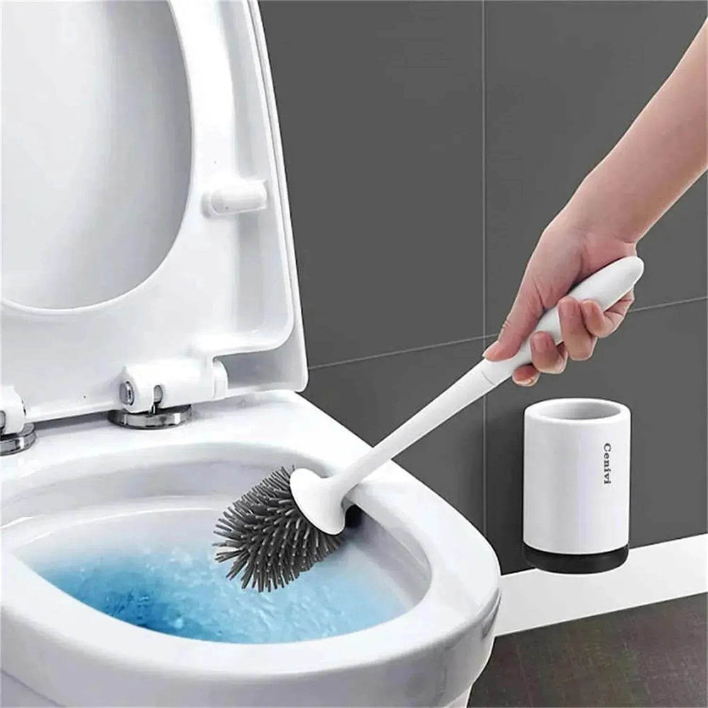 Toilet Spray Cleaner Home Fashion Simple Toilet Cleaning Brush Set - EX-STOCK Canada