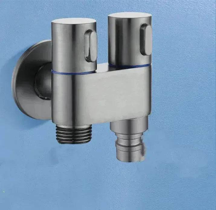 Toilet Spray Cleaner Toilet Booster Spray Gun Double Control Angle Valve Brass Faucet - EX-STOCK Canada